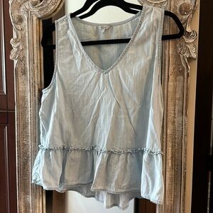 Rails mira flounce top